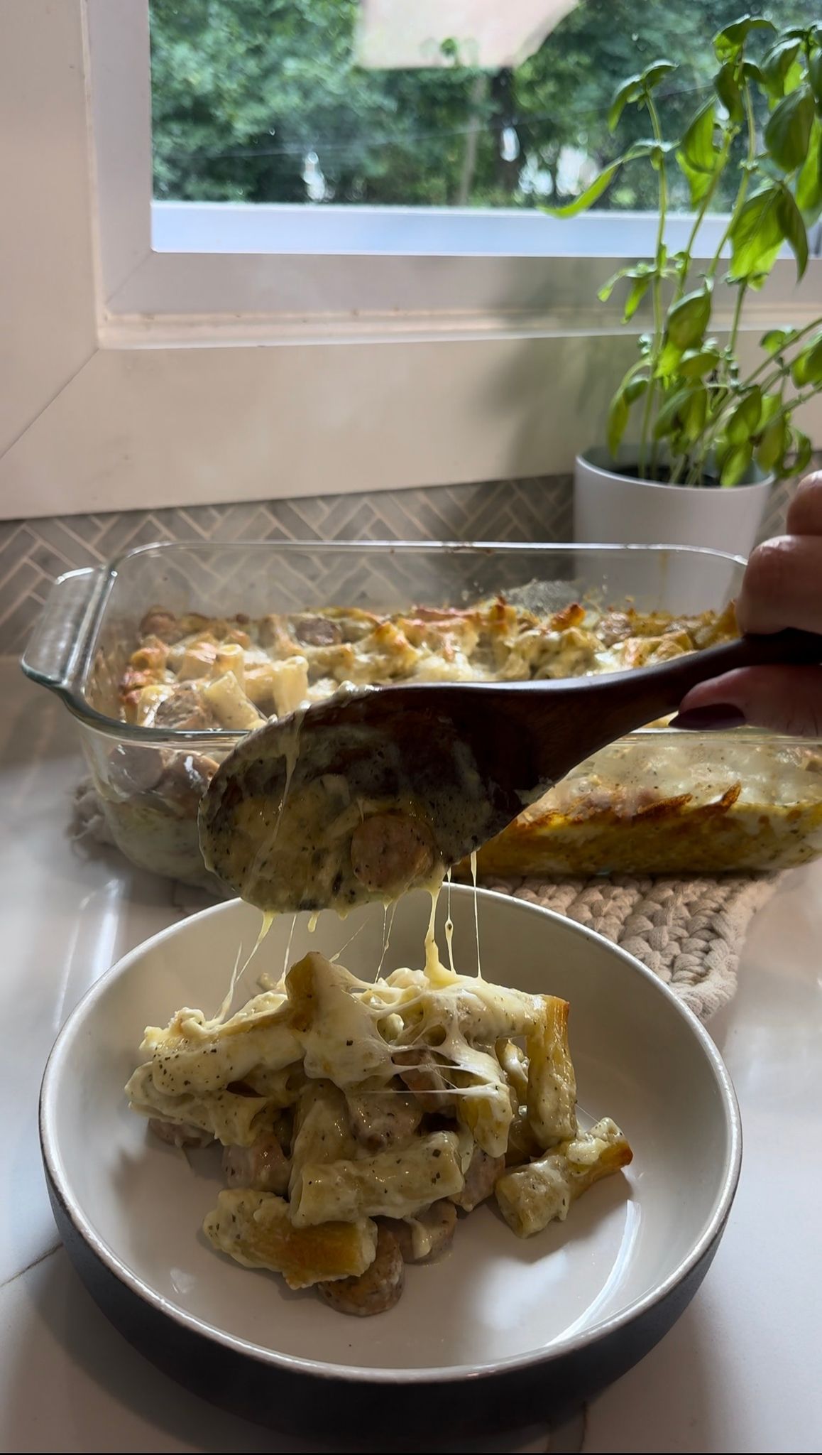 Pesto Chicken Alfredo
