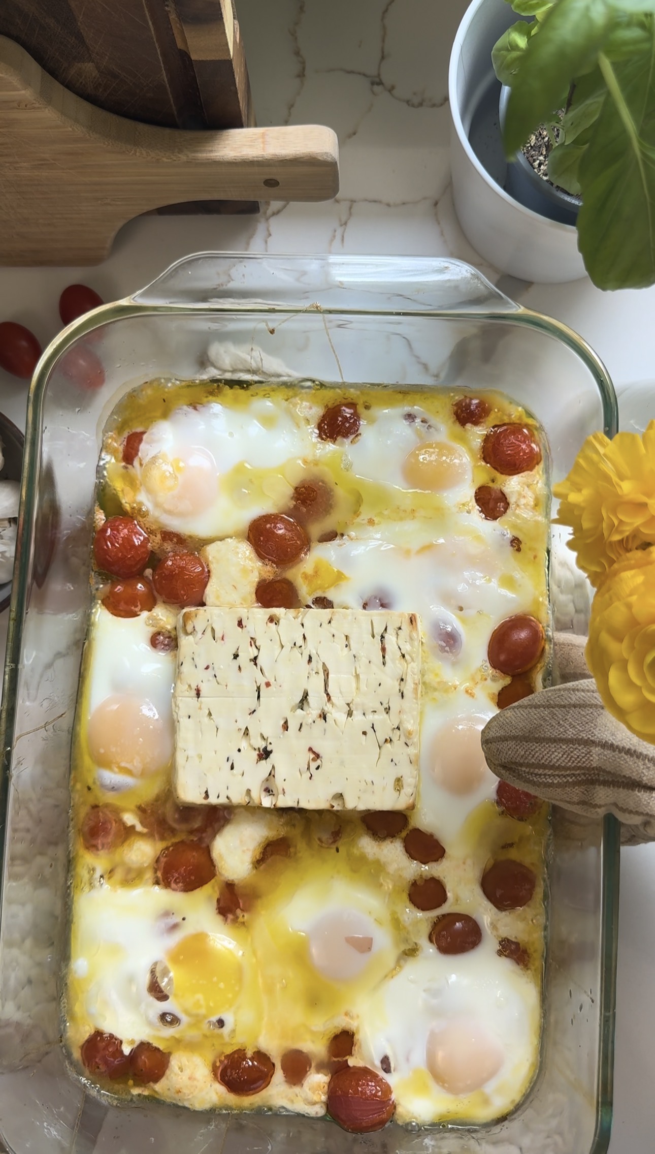 Feta Tomato Eggs