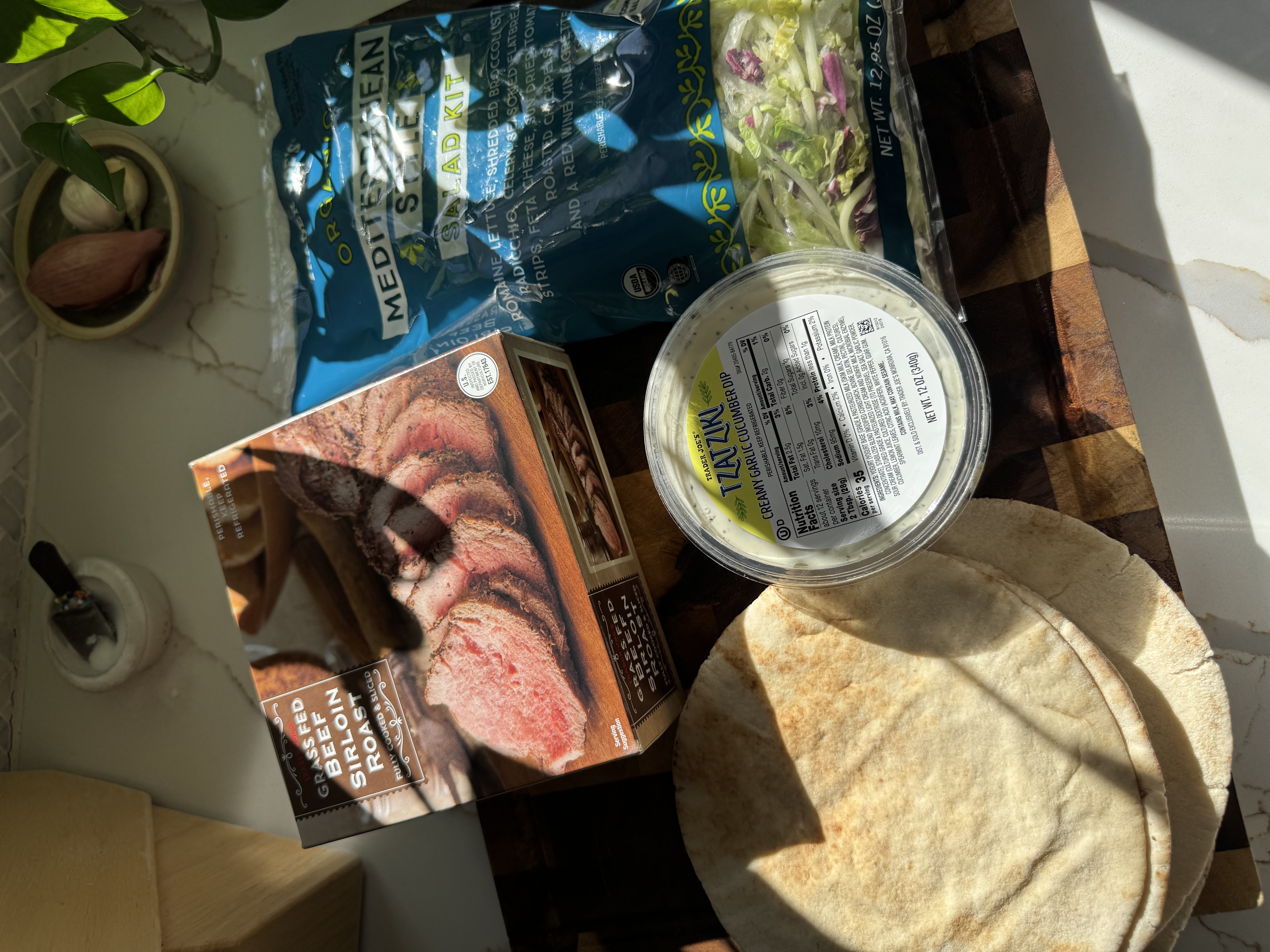 Trader Joe’s Sirloin Salad Pitas 🫓👩🏼‍🍳