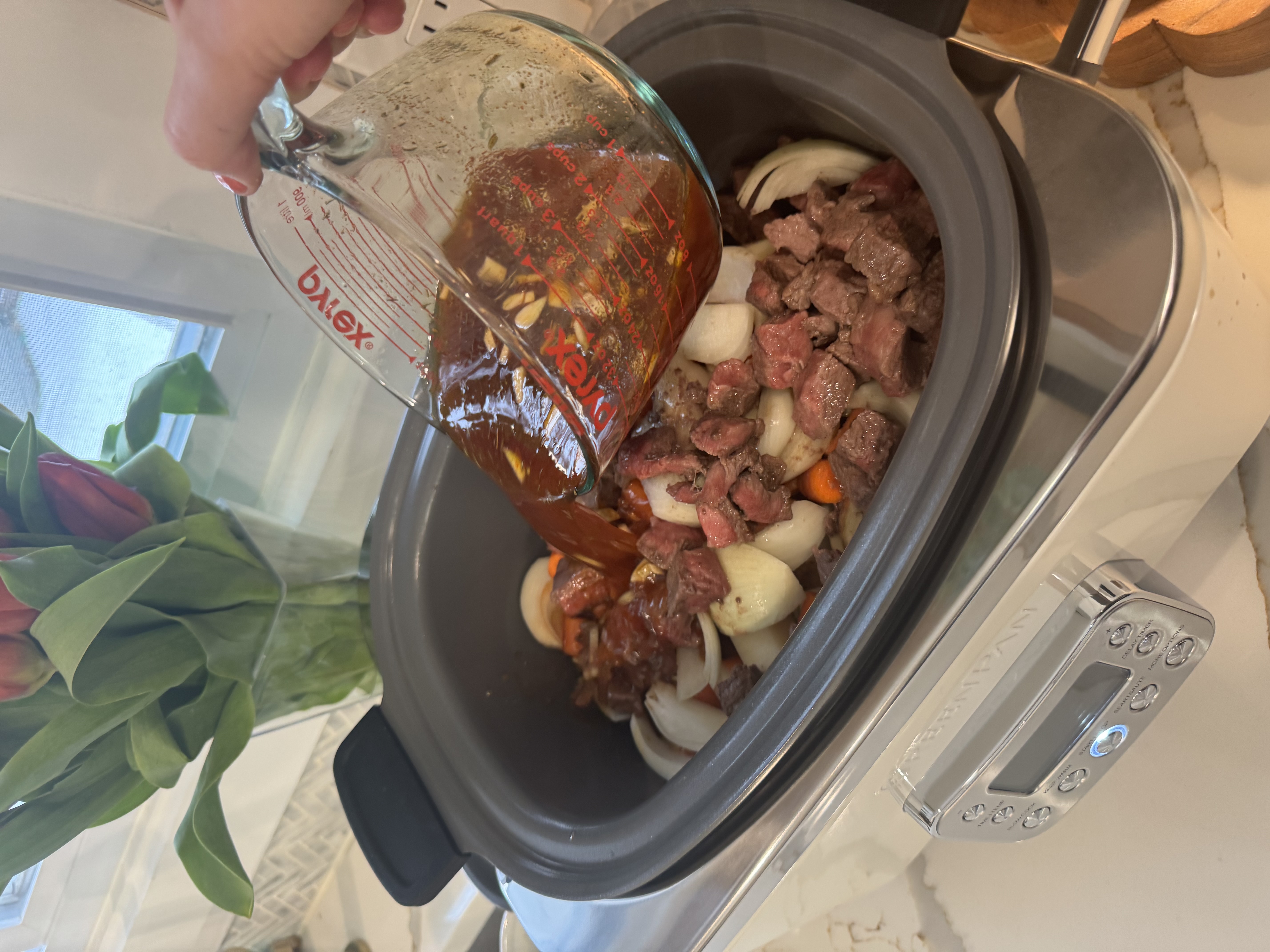Slow Cooker Steak and Potatoes