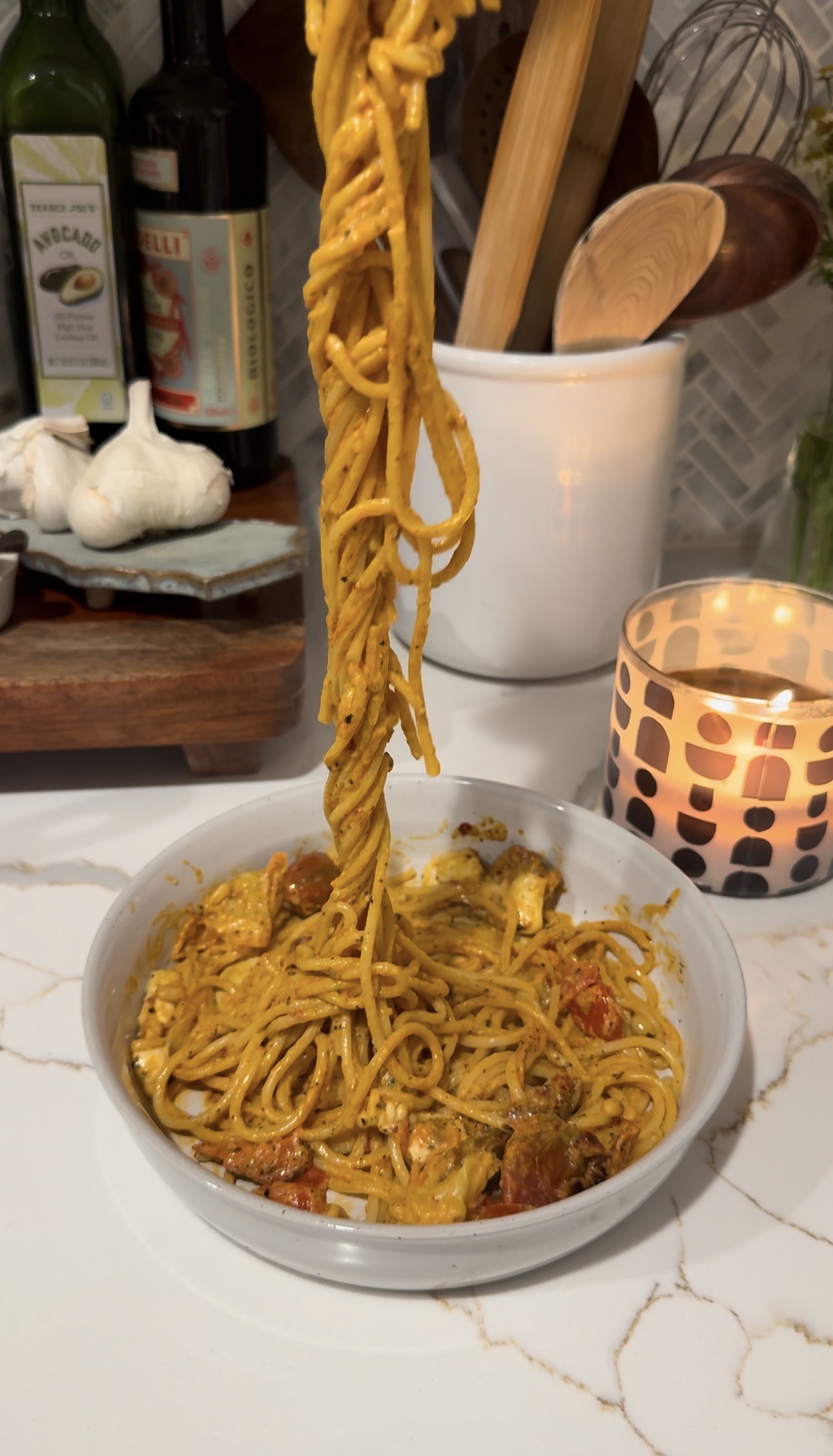Sun dried tomato Pasta
