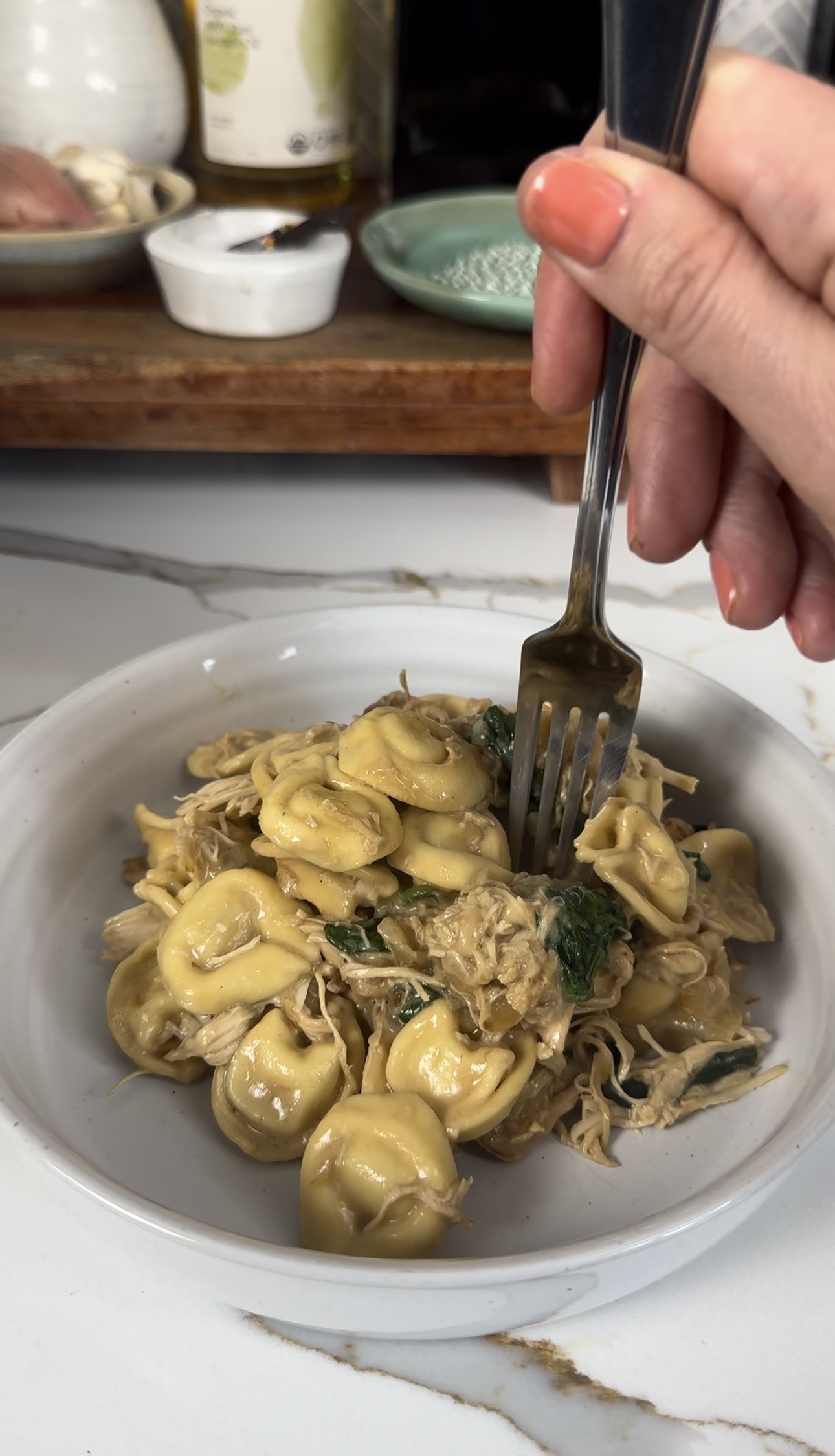 Chicken Tortellini Alfredo