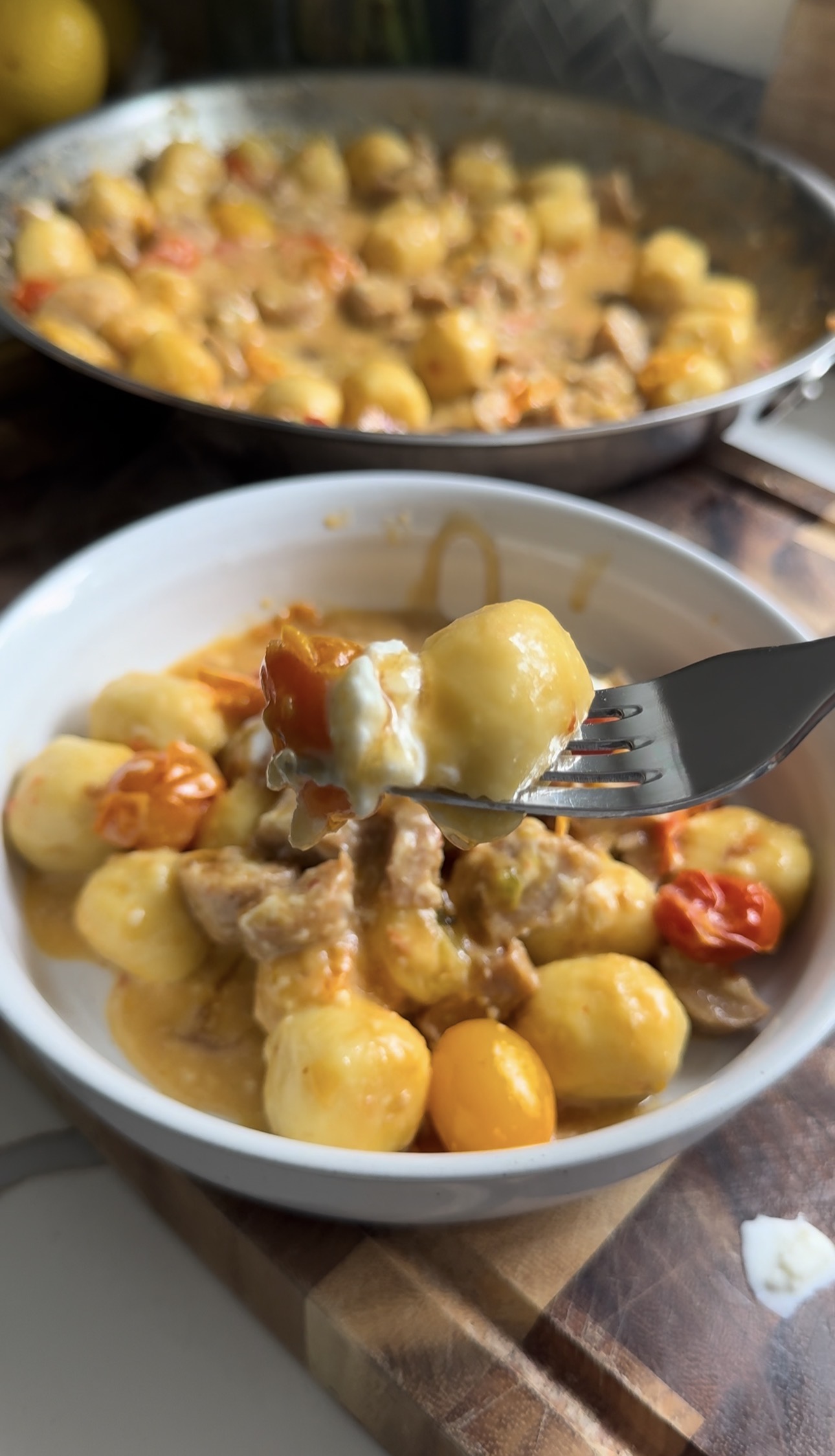 Burrata Tomato Gnocchi