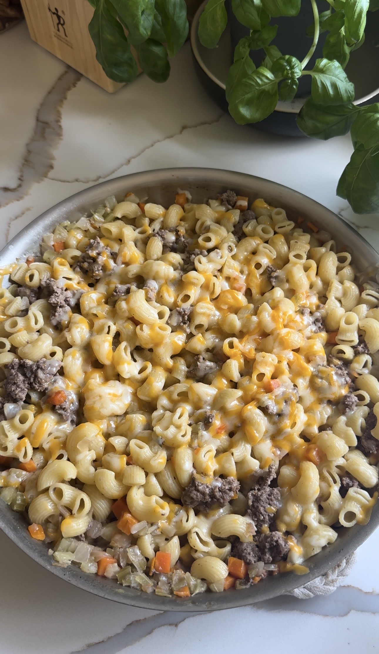Cheeseburger pasta 