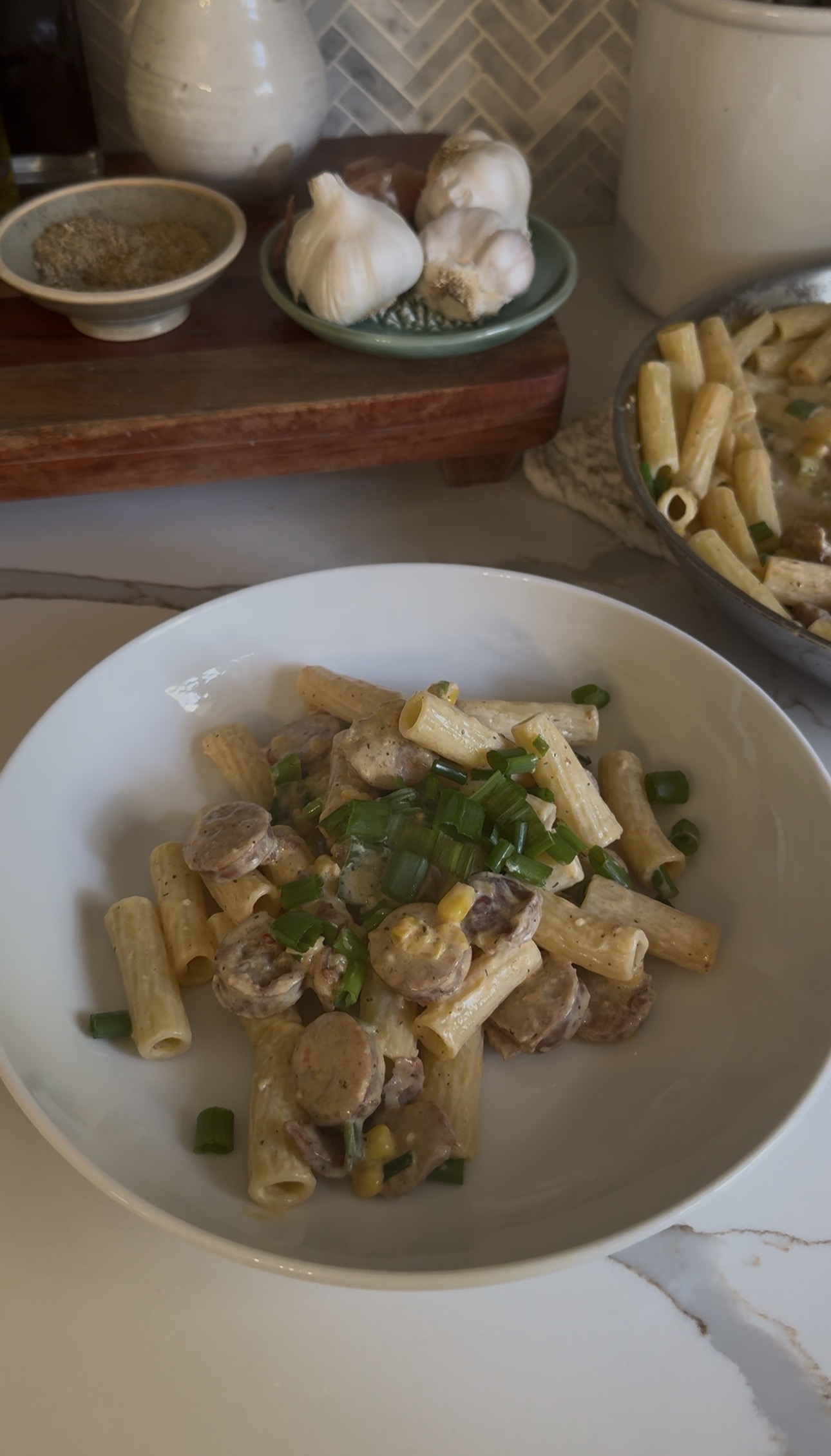 Creamy Elote Pasta