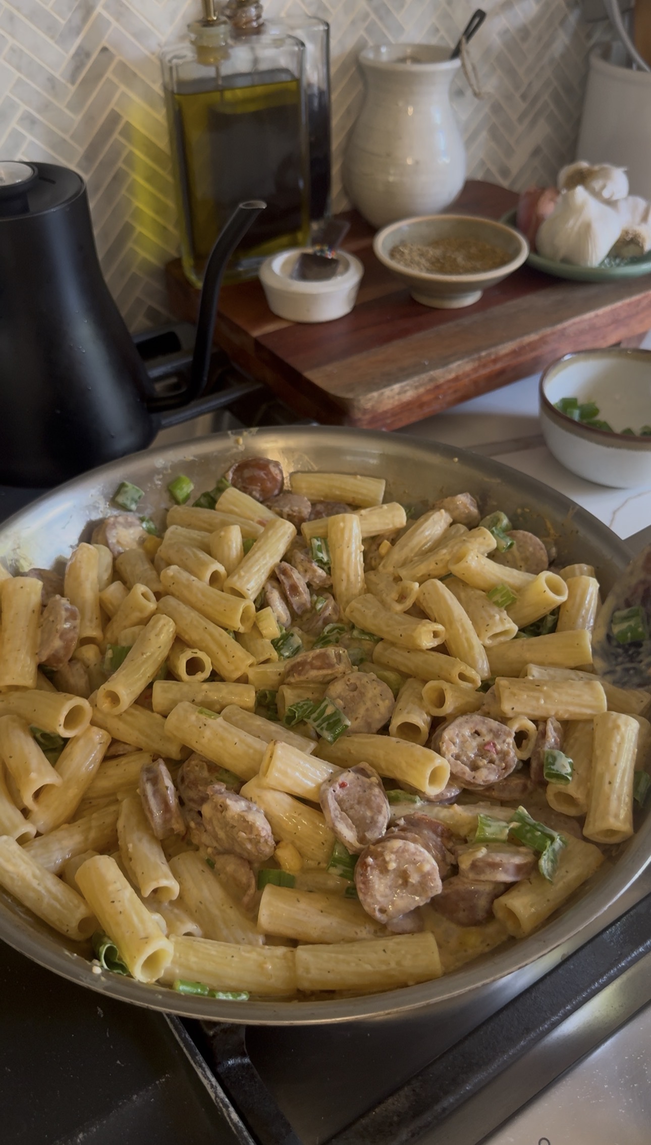 Creamy Elote Pasta