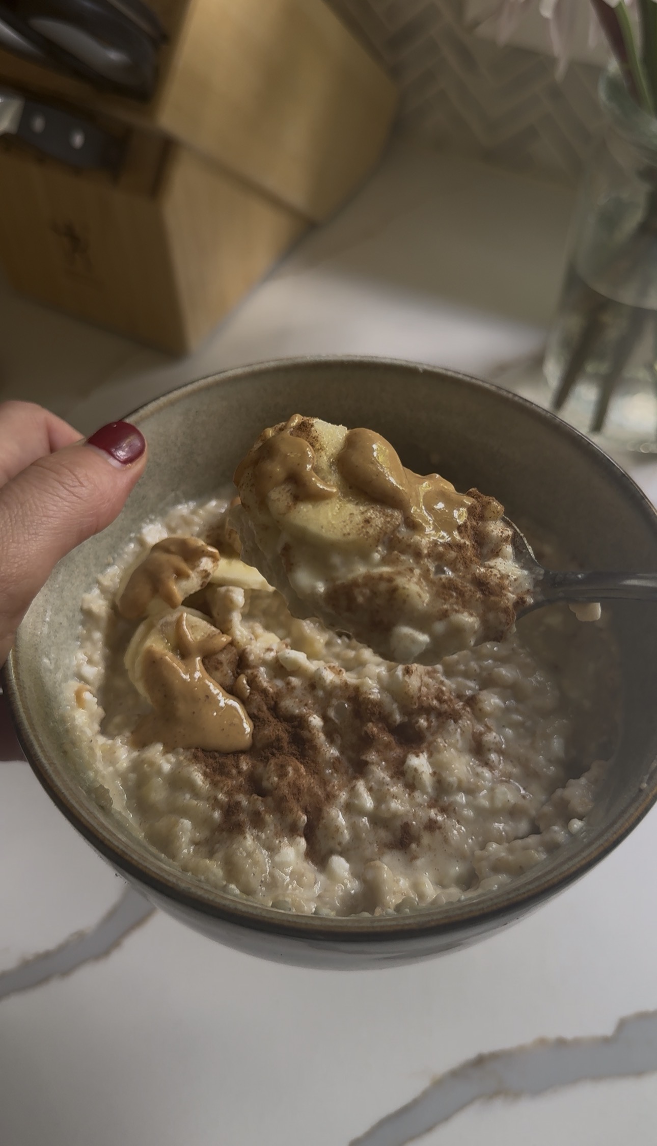 Banana Peanut Butter Oatmeal 