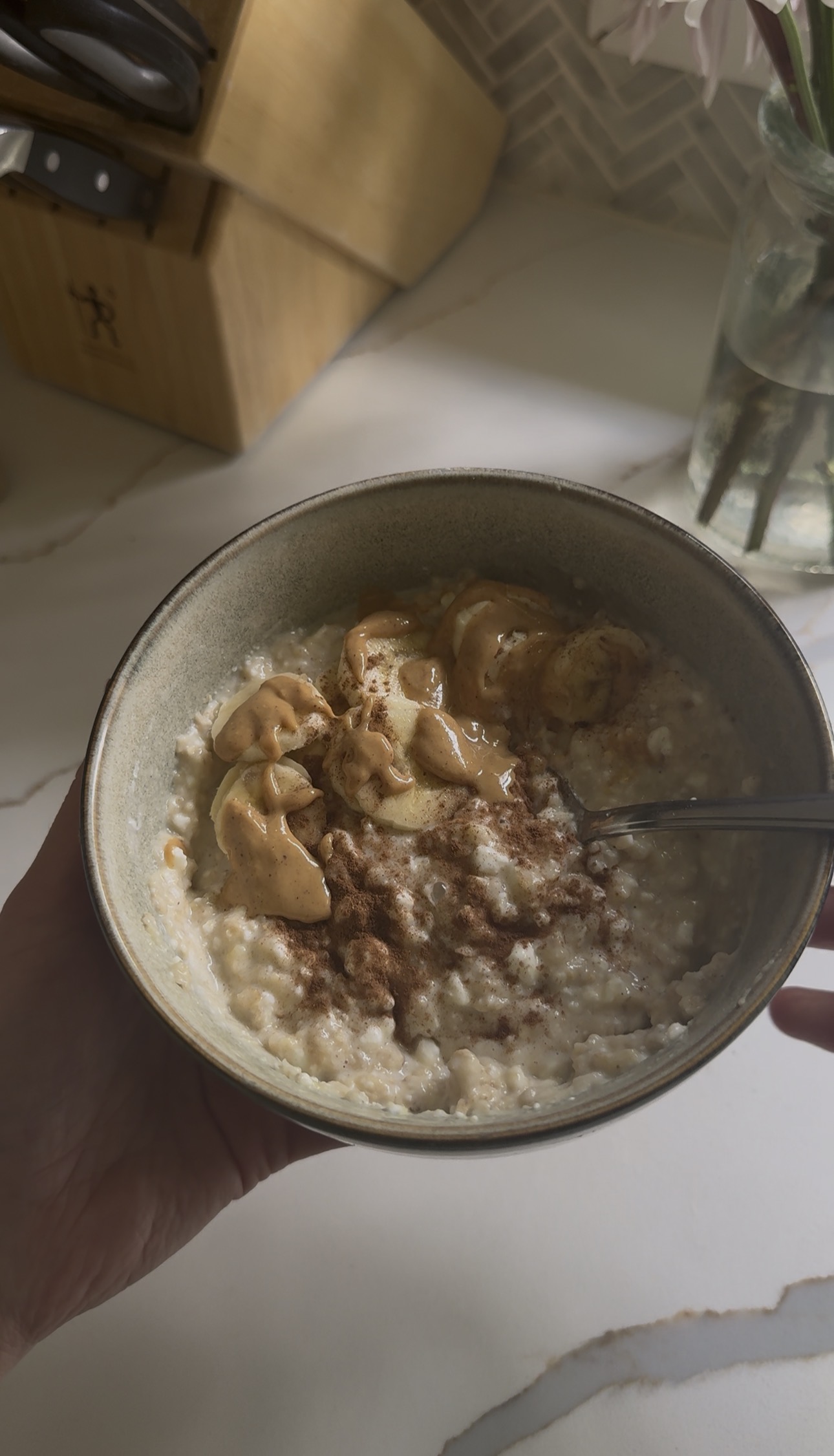 Banana Peanut Butter Oatmeal 
