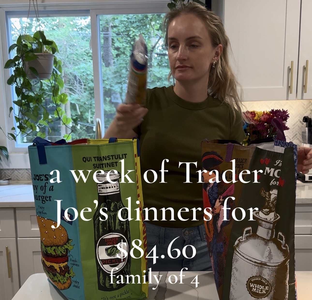 5 Trader Joe’s dinners for $84! (Recipes+Grocery list)