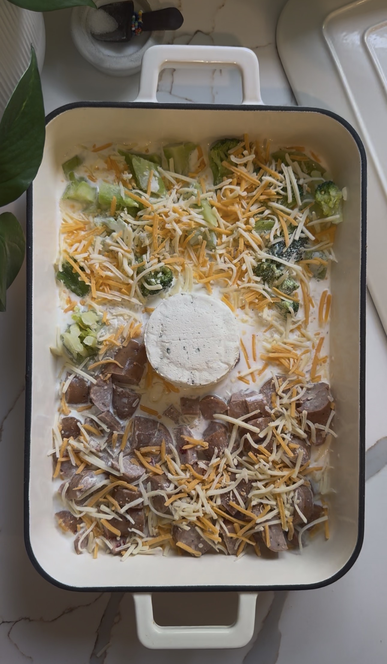 Boursin Chicken Sausage Bake