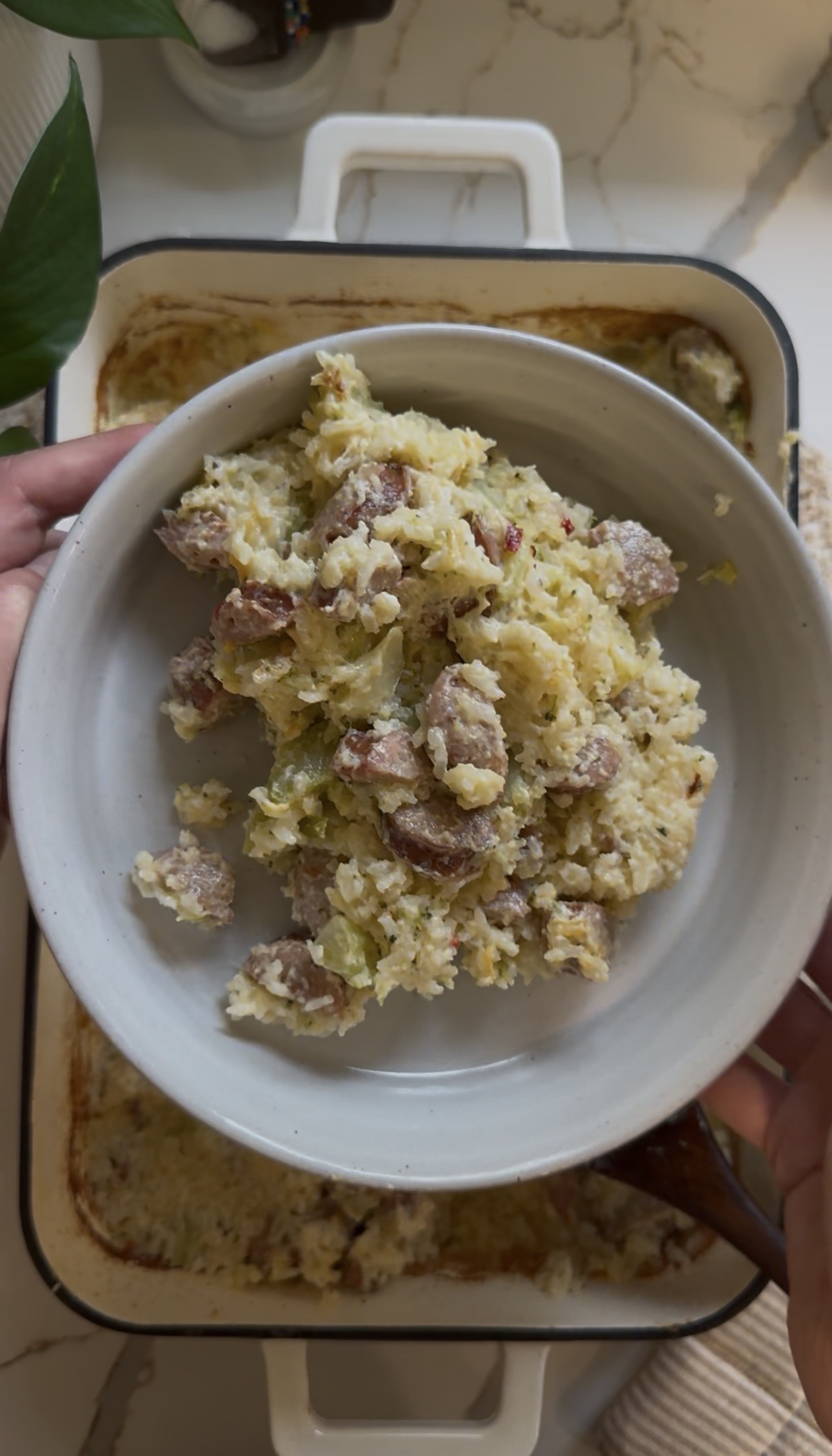 Boursin Chicken Sausage Bake