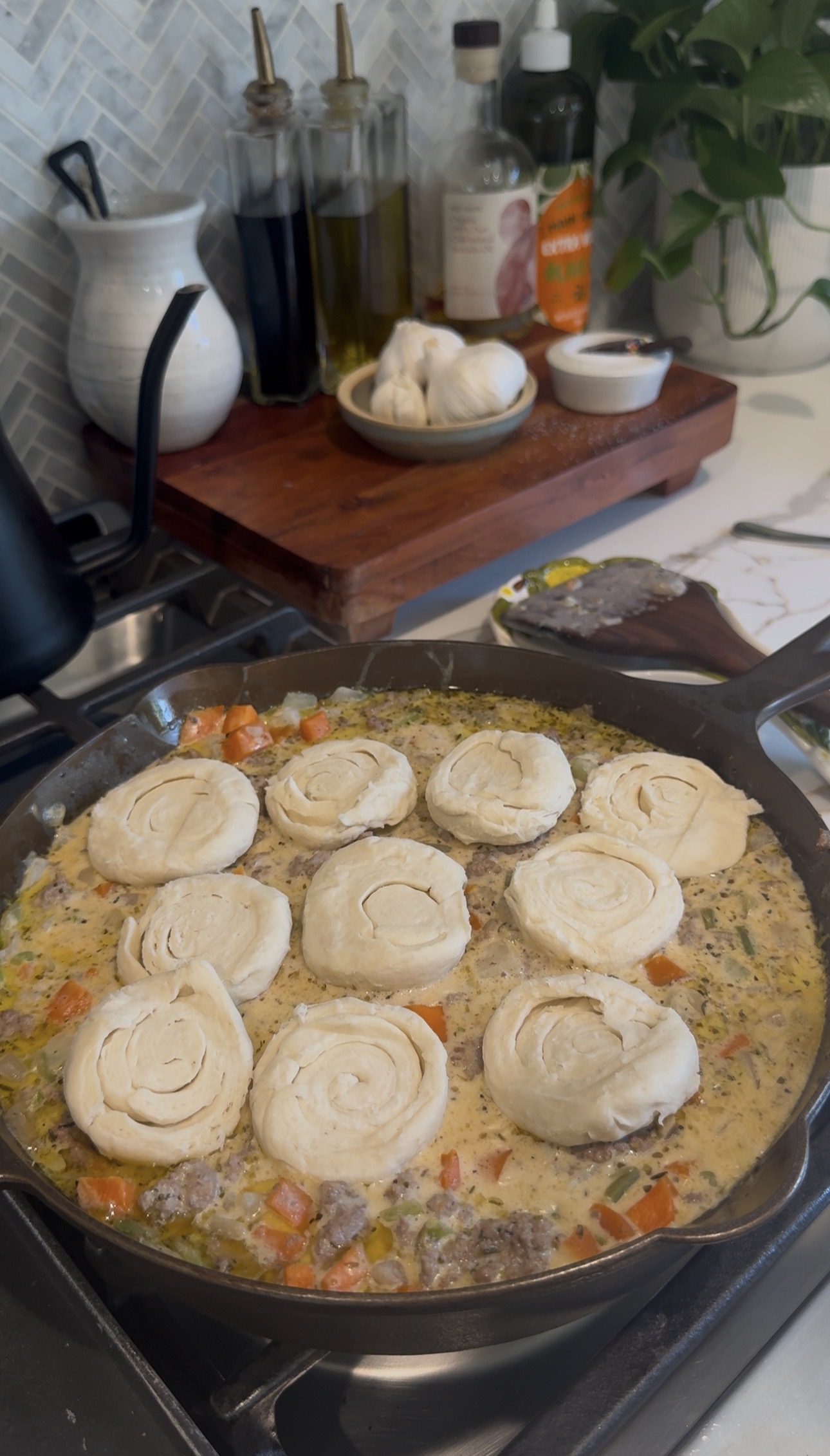 Lazy Beef Pot Pie