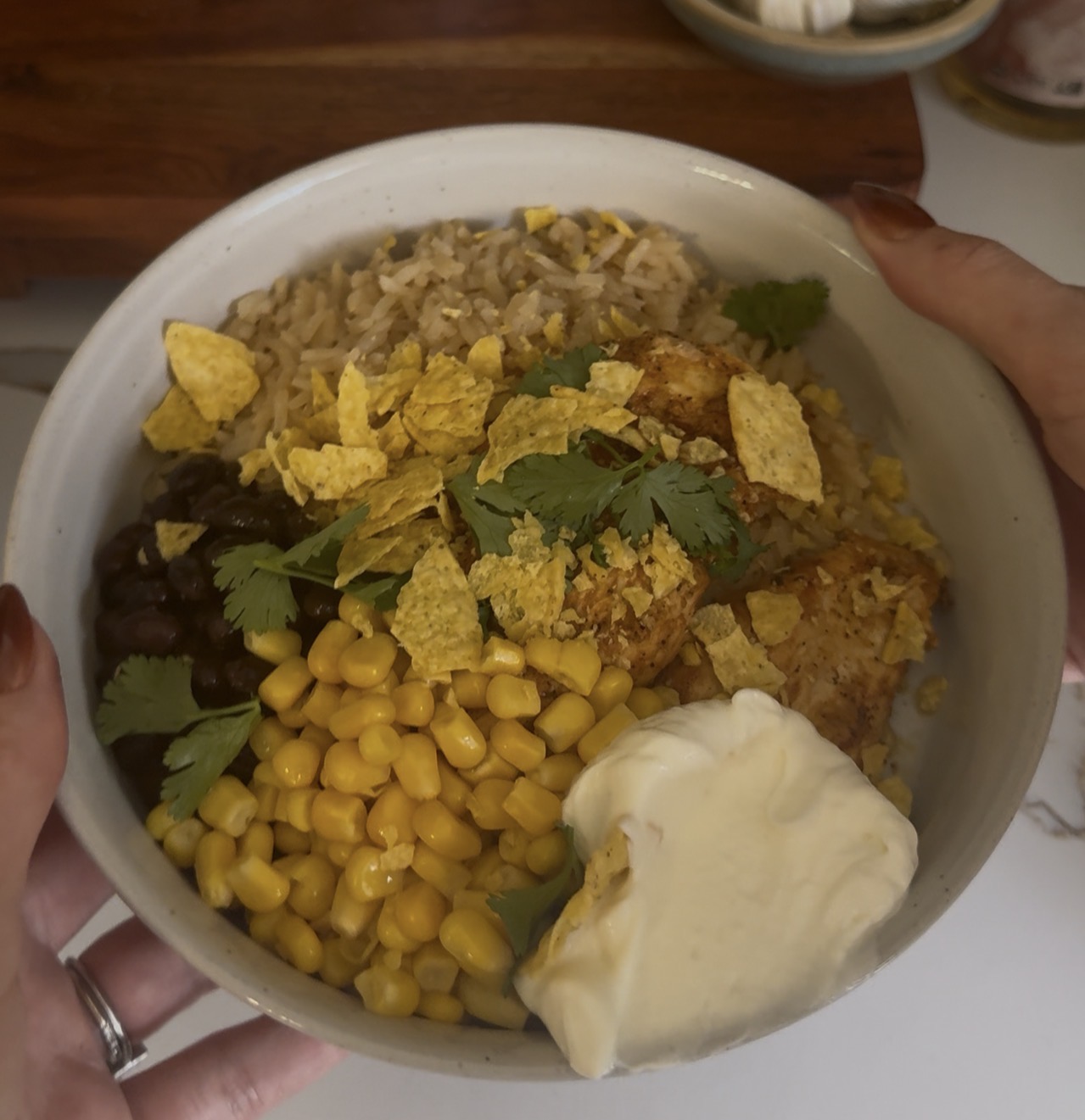 Chicken Taco Rice Bowls