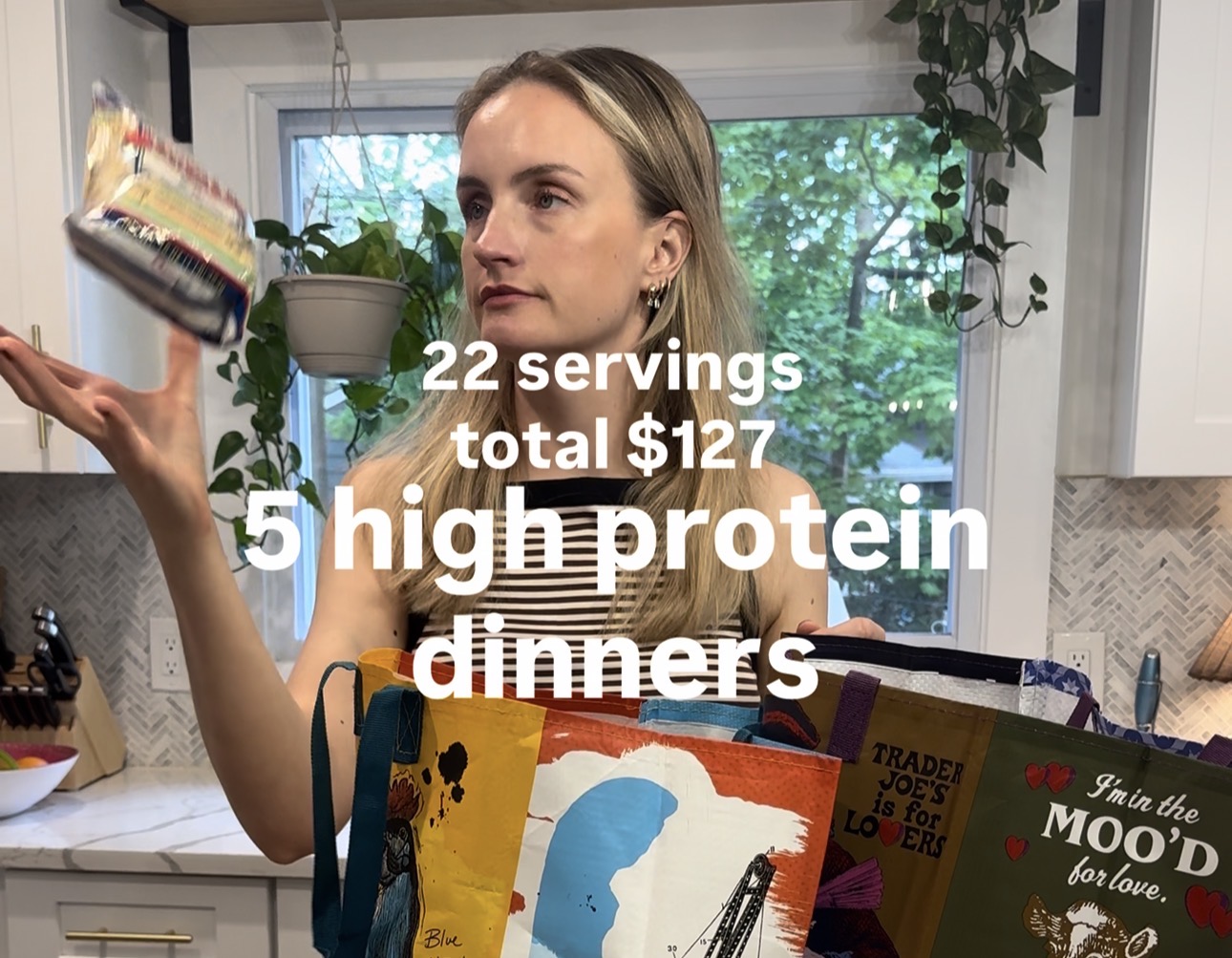 5 high protein dinners for $127, 22 servings