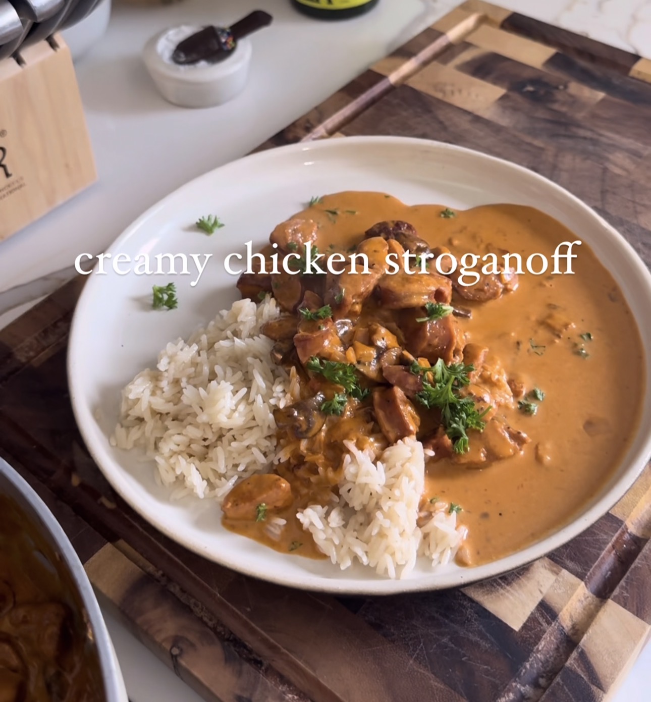 Chicken Stroganoff