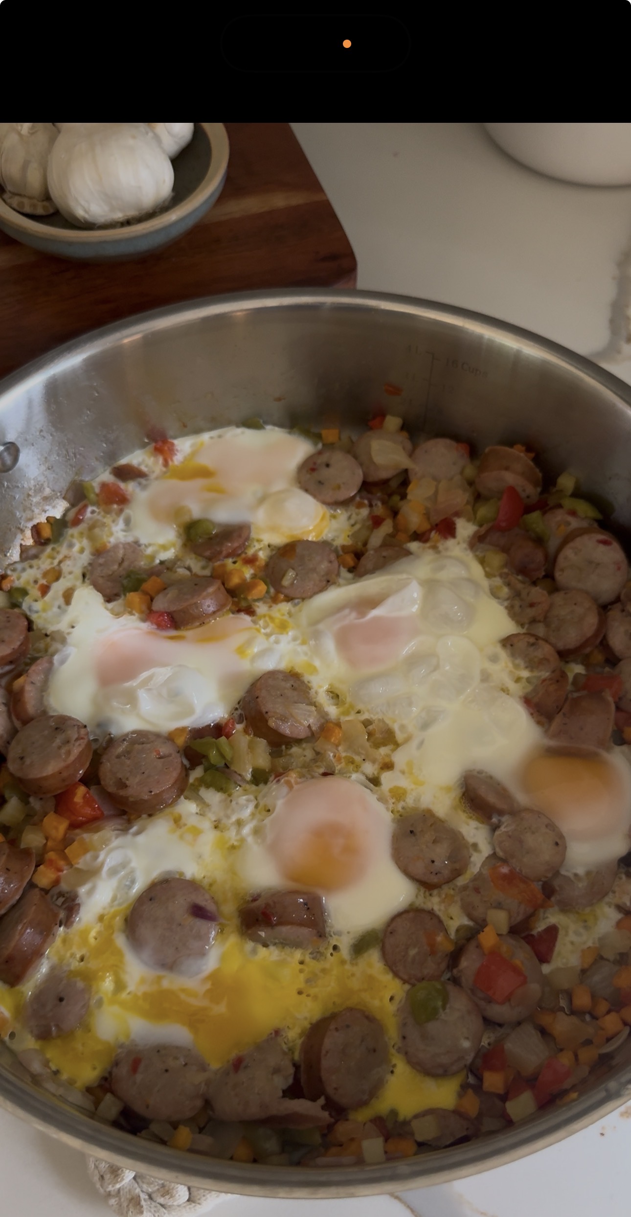 Hash Sausage Eggs 