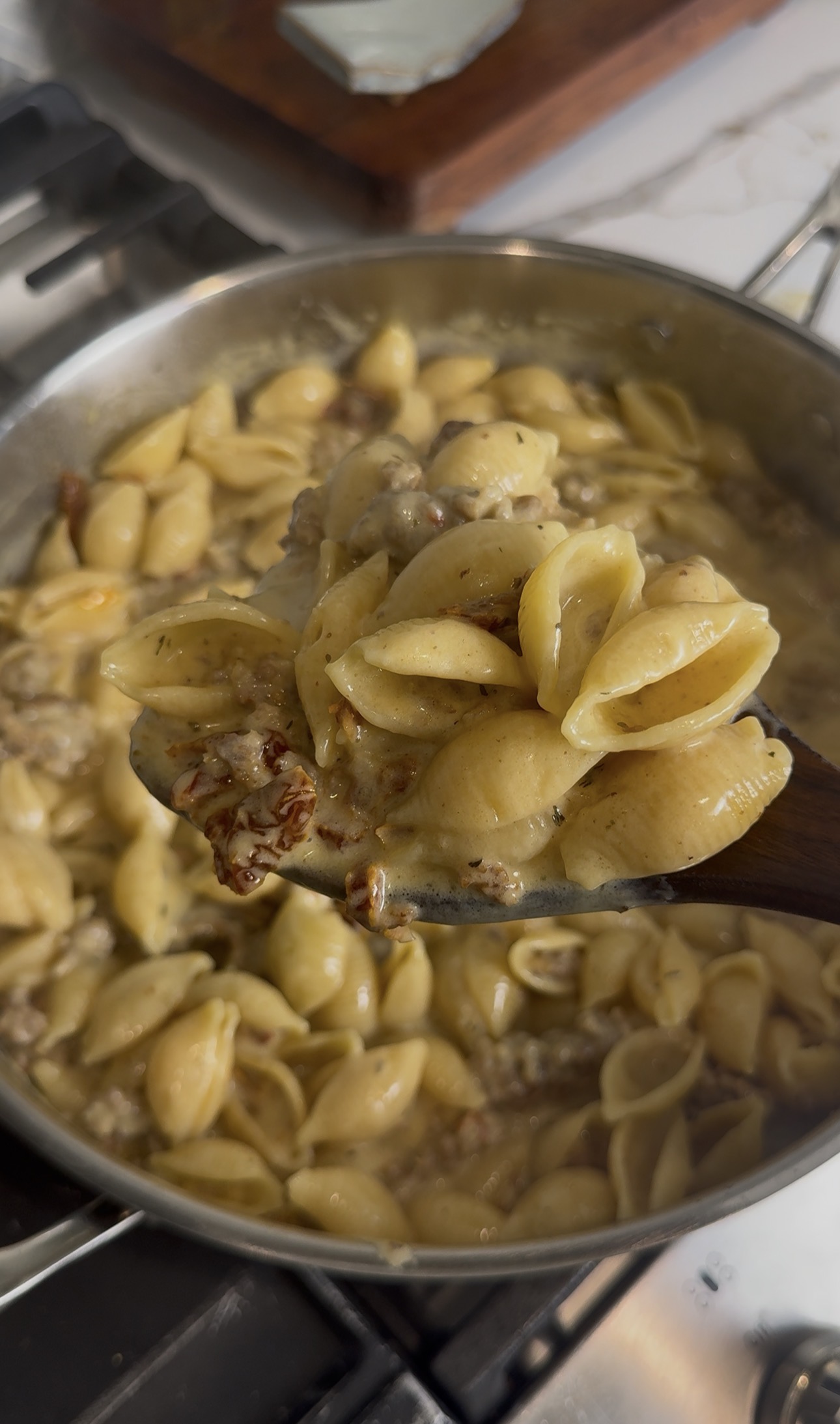 Shells and sausage