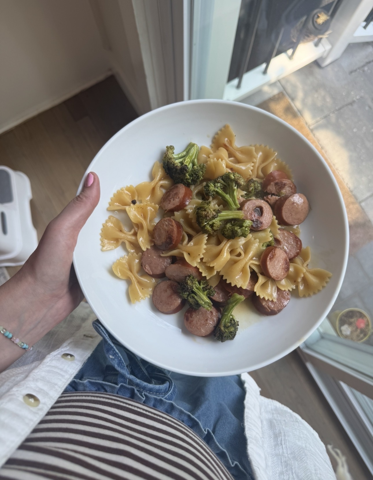 One Pan Kielbasa Broccoli Pasta
