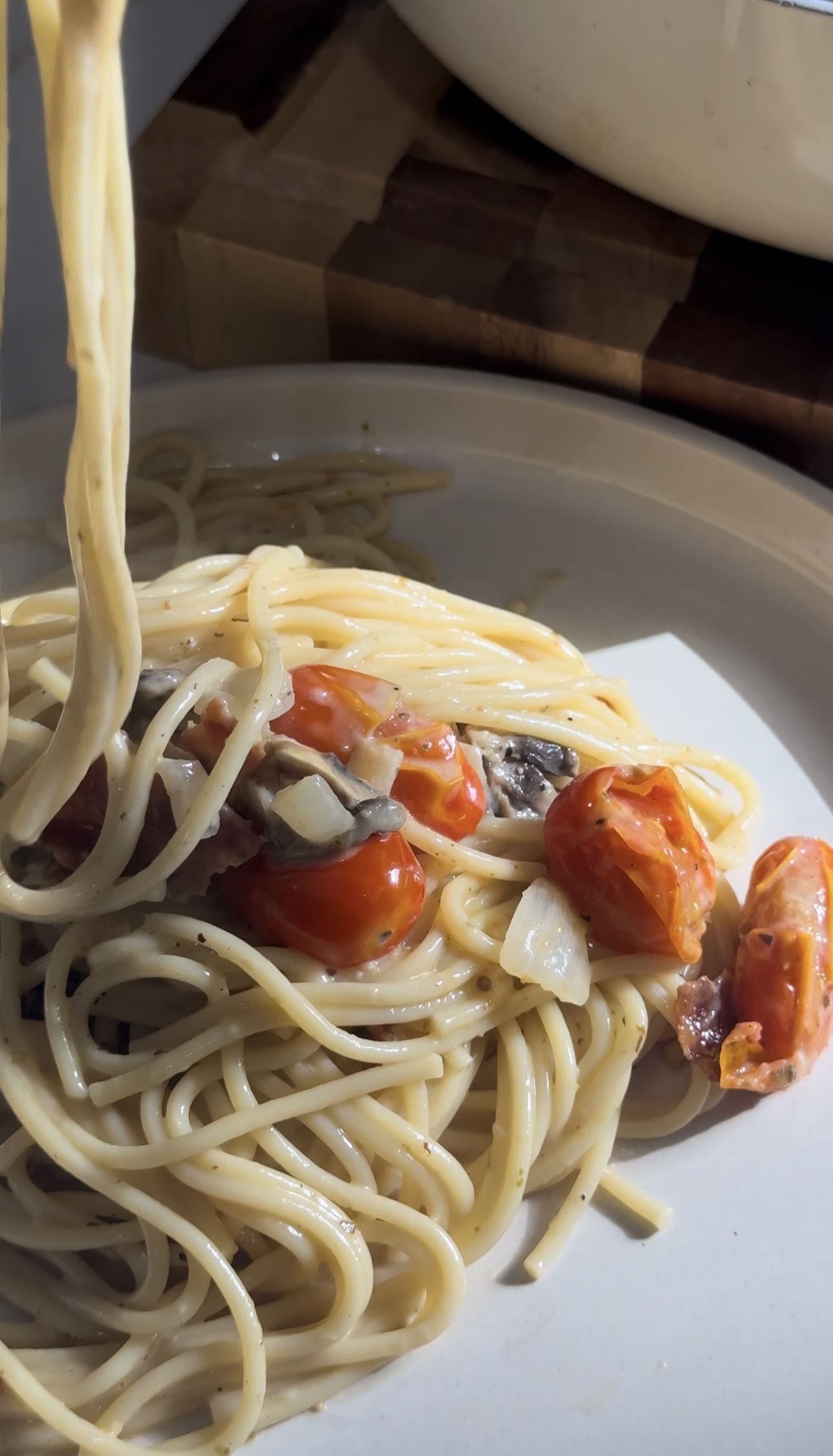 Bacon Tomato Pasta