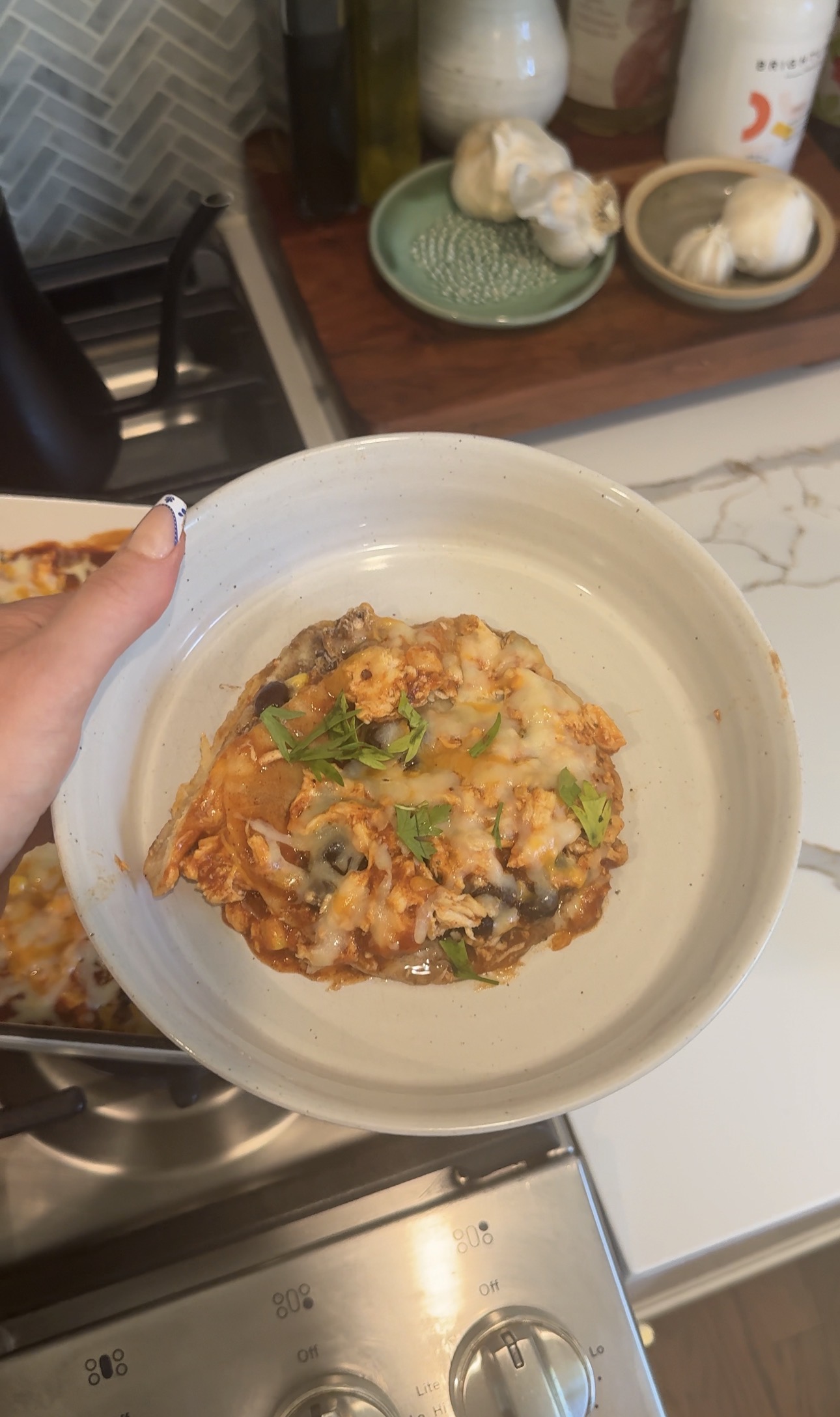Lazy Chicken Enchiladas