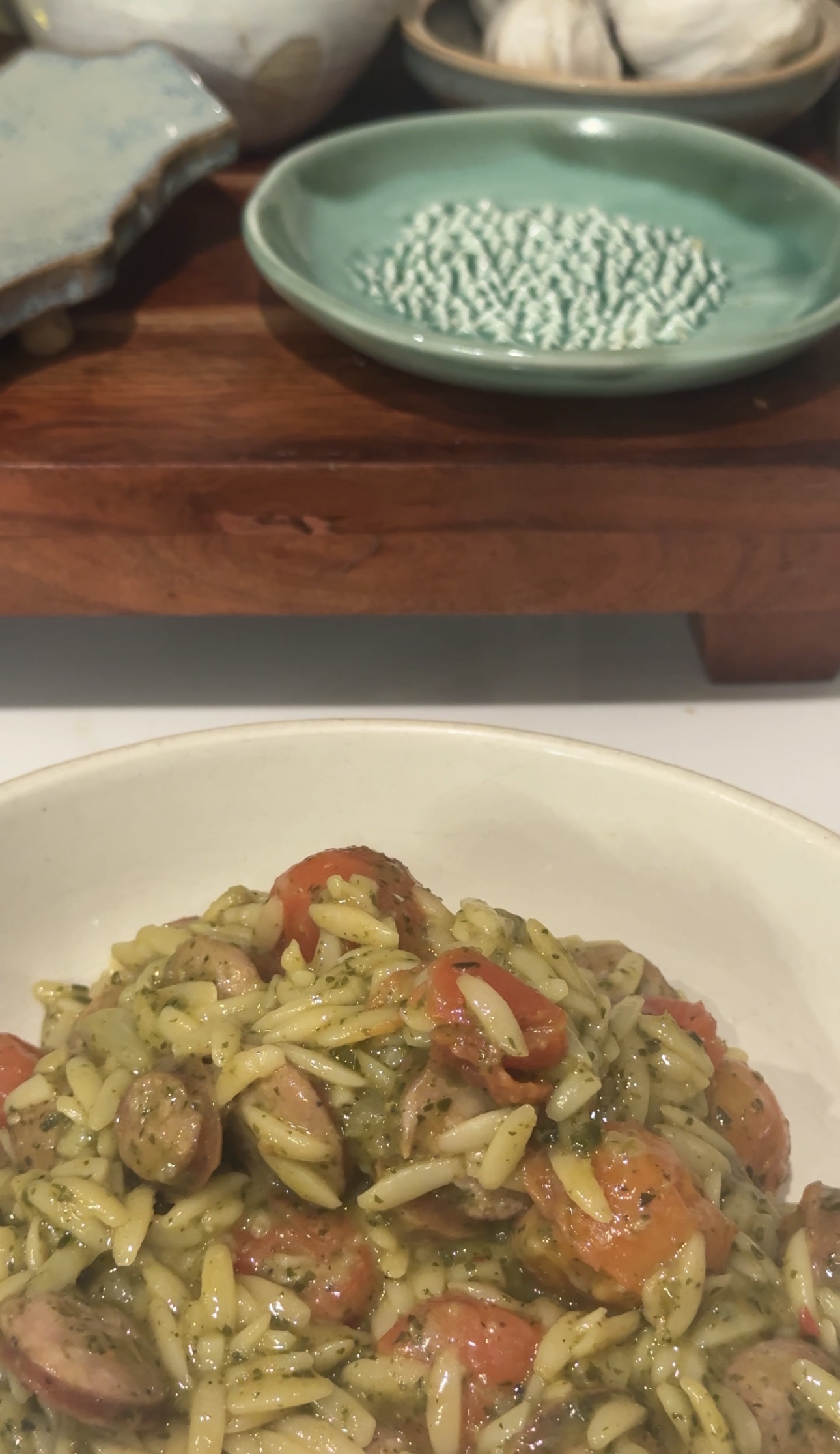 One Pan Tomato Orzo