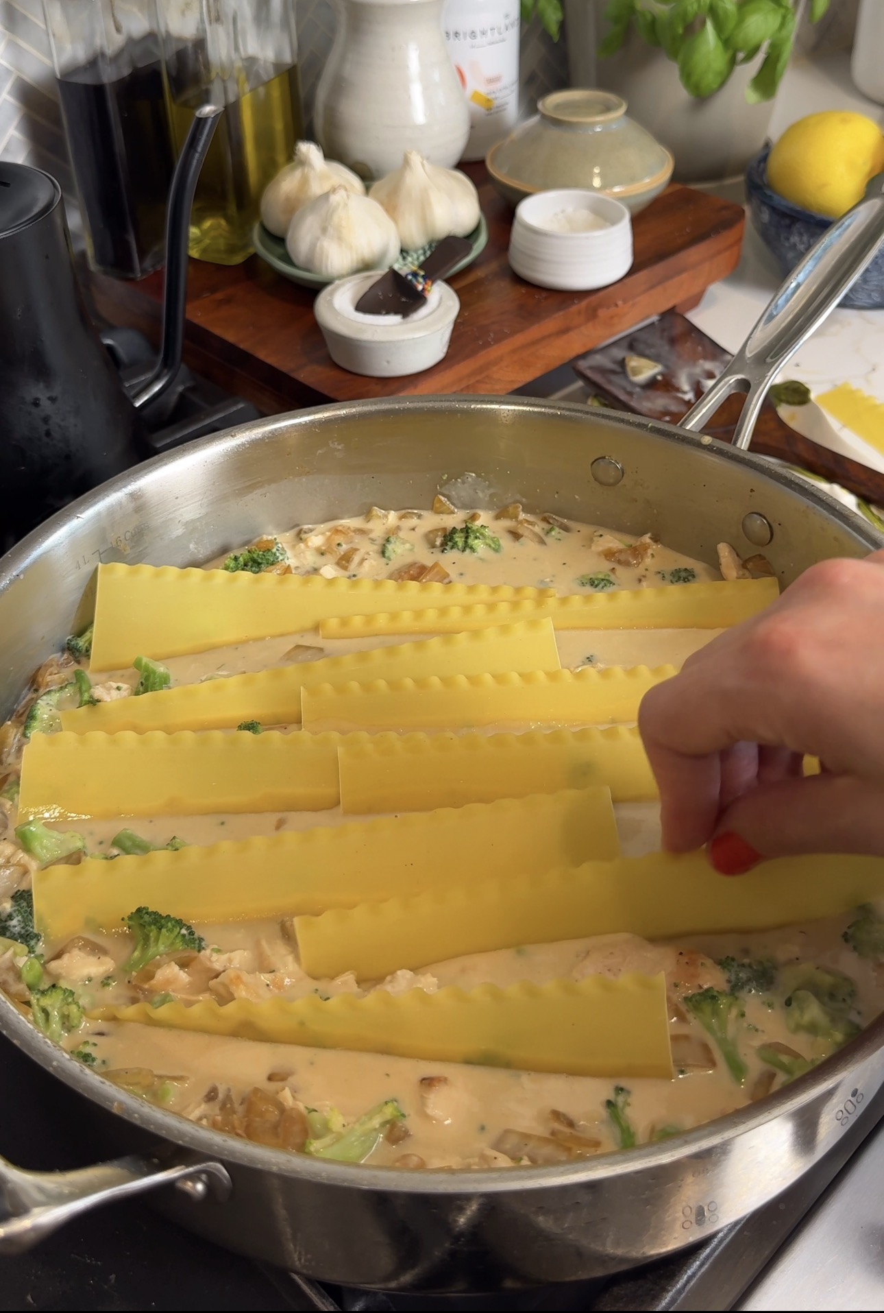 Chicken Alfredo Lasagna