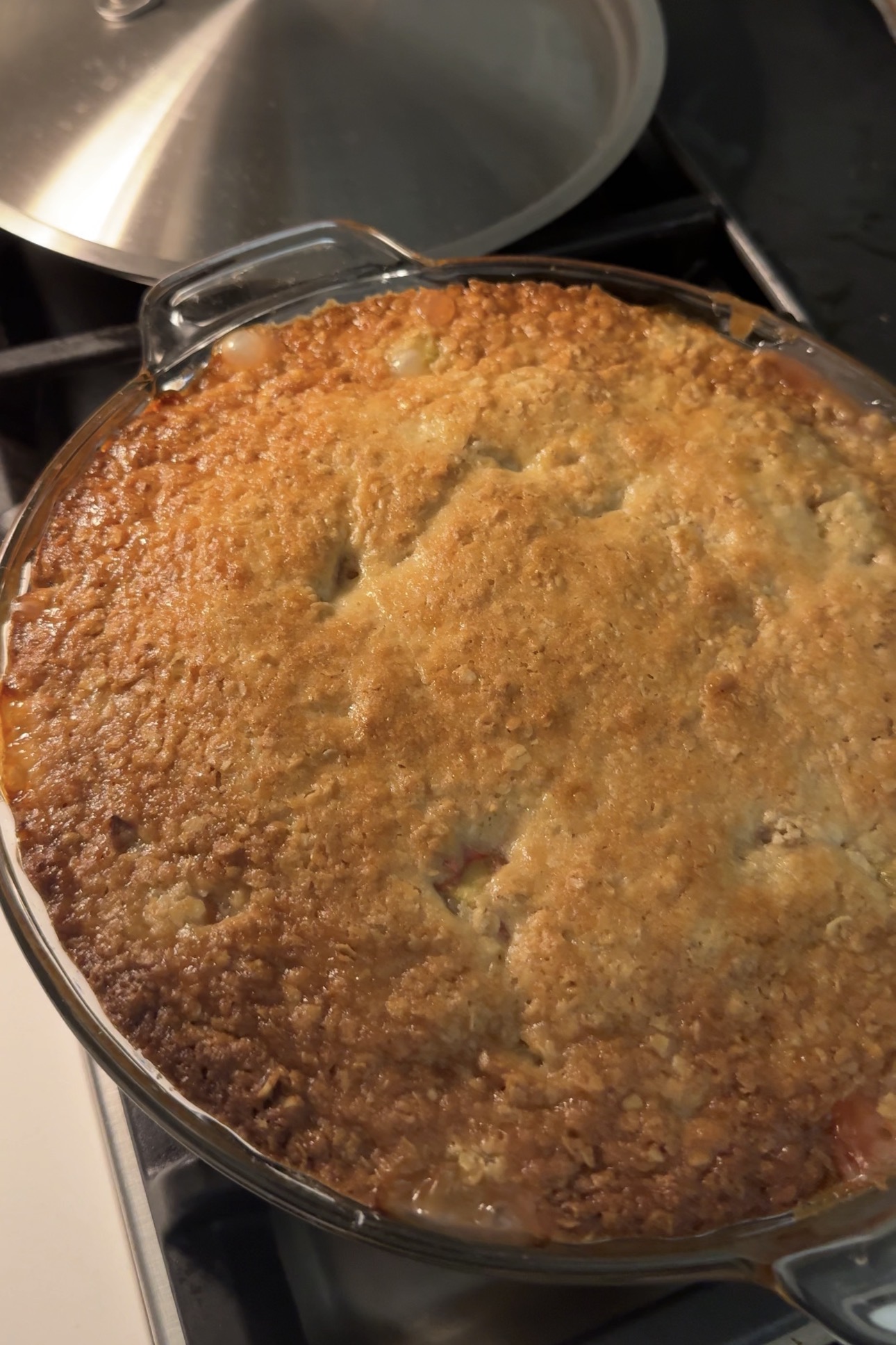 Rhubarb pie