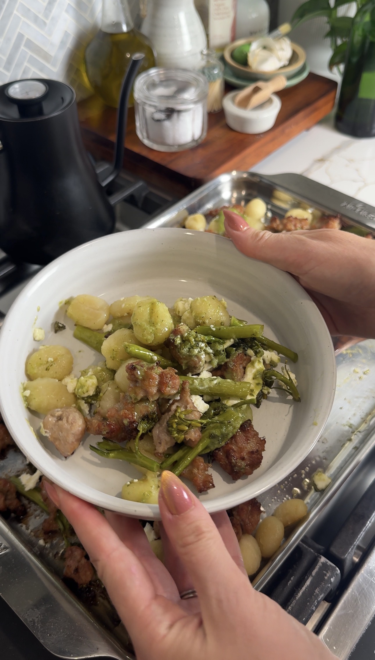 Sheet Pan Gnocchi and Italian Sausage 