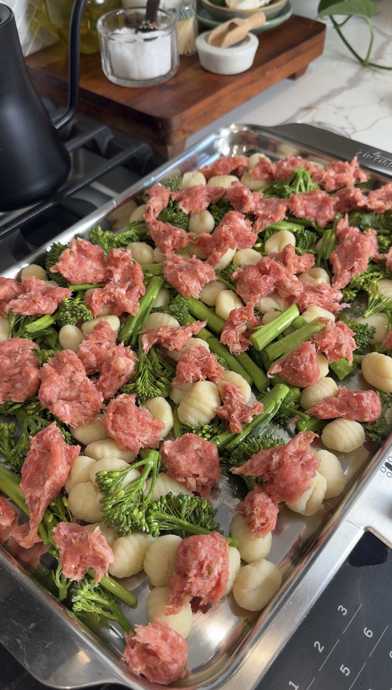 Sheet Pan Gnocchi and Italian Sausage 