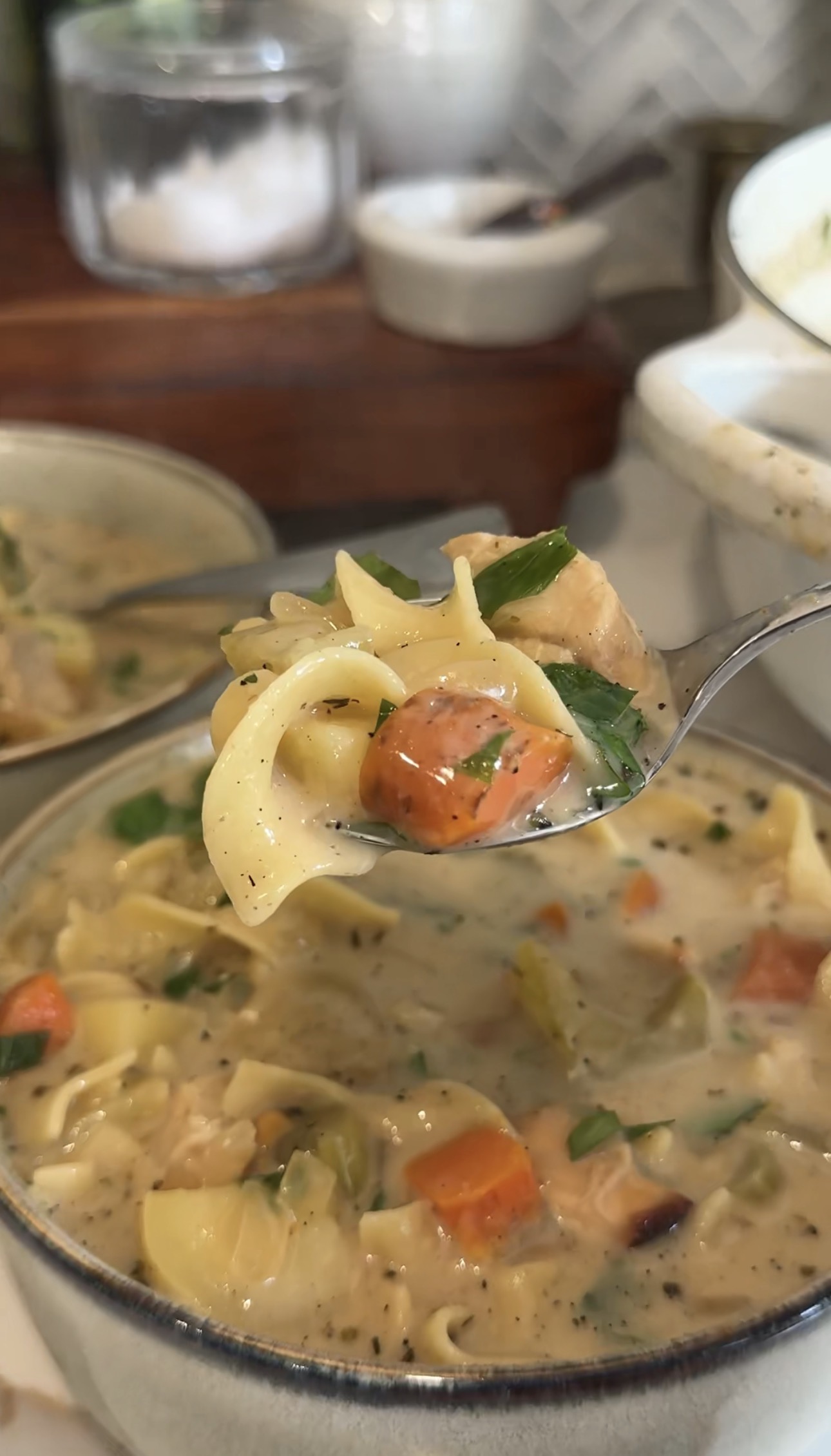 Creamy Chicken Noodle Soup