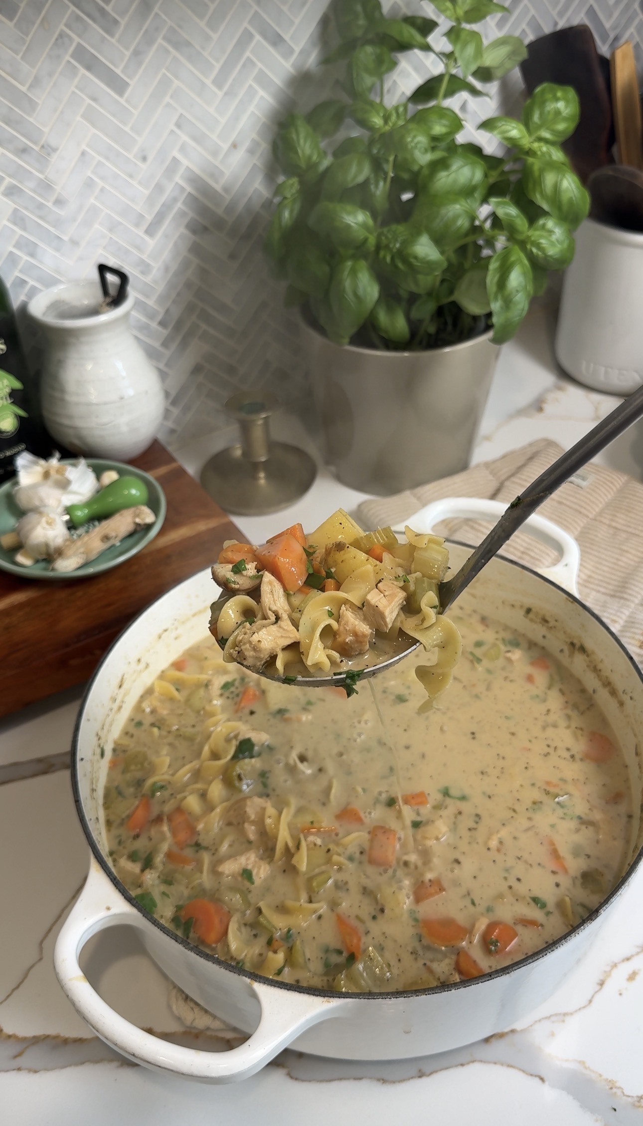 Creamy Chicken Noodle Soup