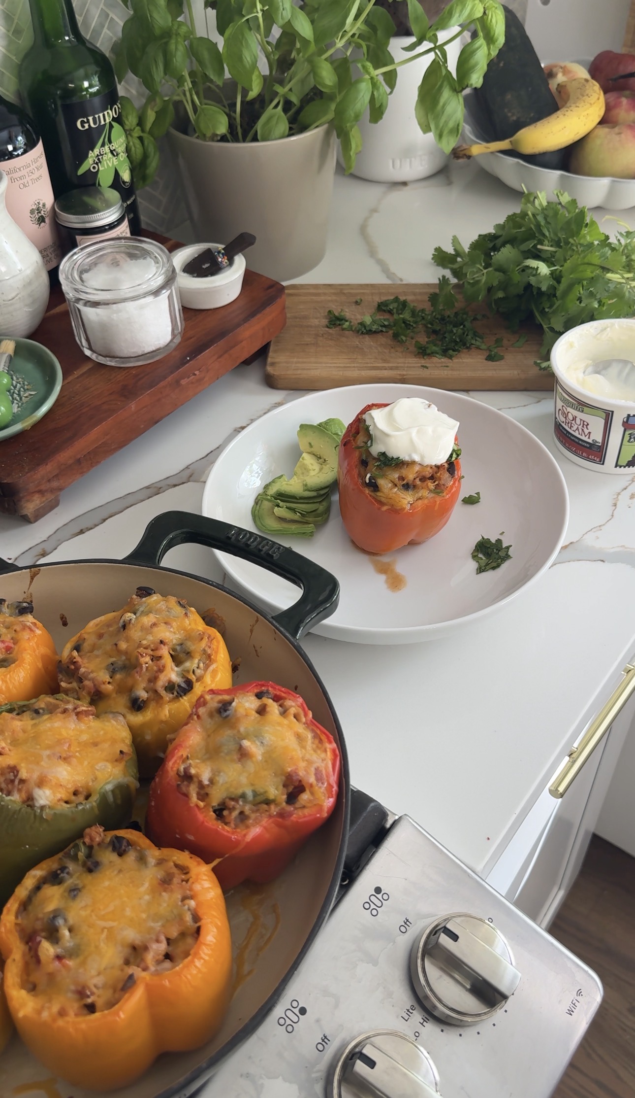 Chicken Fajita Stuffed Peppers