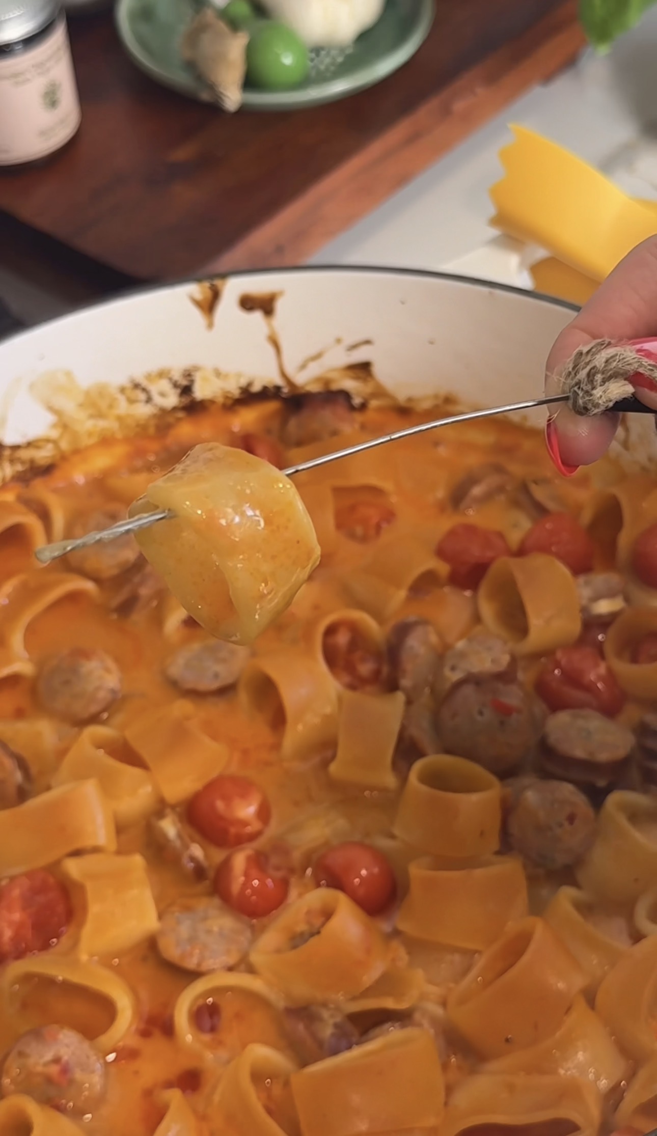 One Pot Vodka Alfredo Pasta