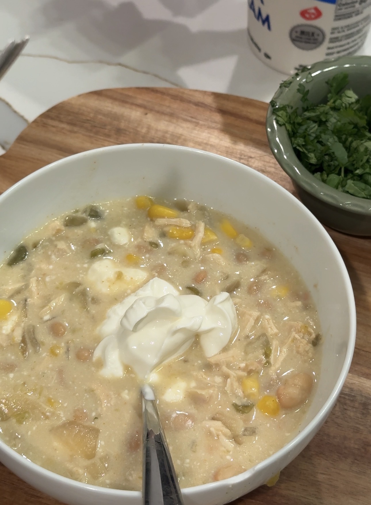 Slow Cooker White Chicken Chili