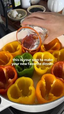 Enchillada Stuffed Peppers