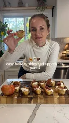 Tomato Burrata Toast Bites